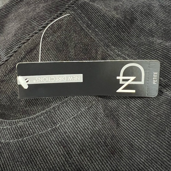 ND Black Corduroy Straight Leg Pants Size 10P - Picture 8 of 11